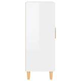 Sideboard High Gloss White 69.5x34x90 cm Engineered Wood