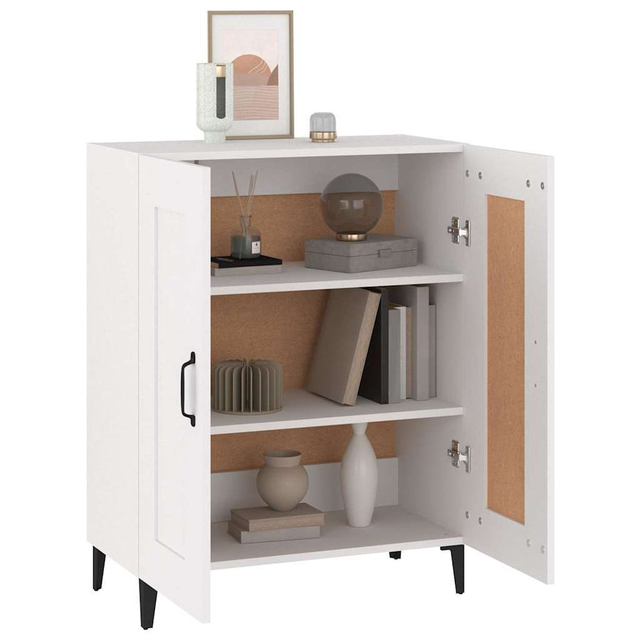 Sideboard White 69.5x34x90 cm Engineered Wood