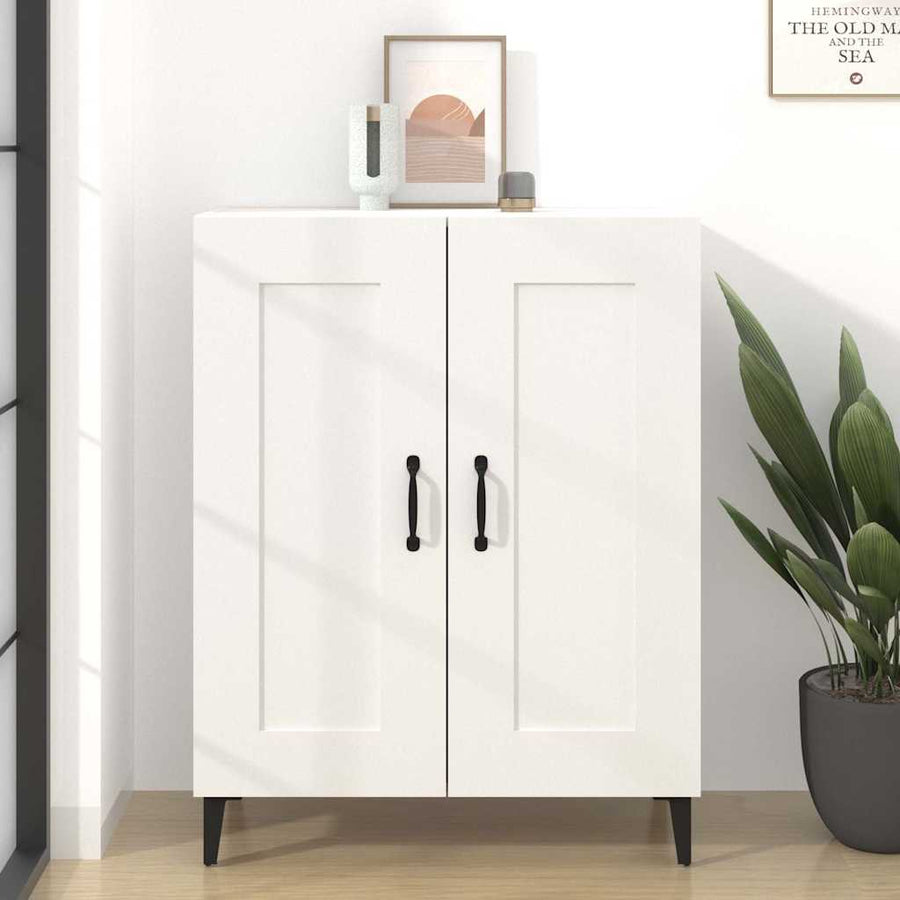 Sideboard White 69.5x34x90 cm Engineered Wood