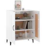 Sideboard High Gloss White 69.5x34x90 cm Engineered Wood - Top-Down View