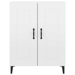 Sideboard High Gloss White 69.5x34x90 cm Engineered Wood