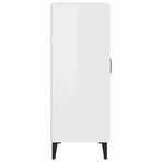 Sideboard High Gloss White 69.5x34x90 cm Engineered Wood