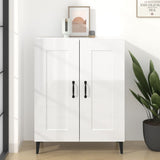 Sideboard High Gloss White 69.5x34x90 cm Engineered Wood