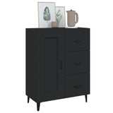 Sideboard Black 69.5x34x90 cm Engineered Wood - Top-Down View