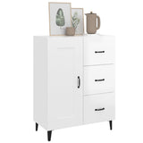 Sideboard High Gloss White 69.5x34x90 cm Engineered Wood - Top-Down View
