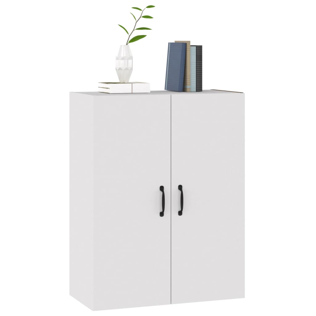Hanging Cabinet White 69.5x34x90 cm Engineered Wood