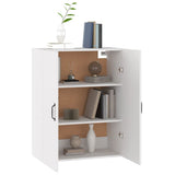 Hanging Cabinet White 69.5x34x90 cm Engineered Wood - 45-Degree Angle