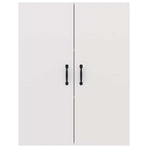 Hanging Cabinet White 69.5x34x90 cm Engineered Wood
