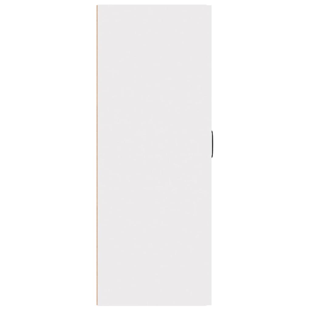 Hanging Cabinet White 69.5x34x90 cm Engineered Wood