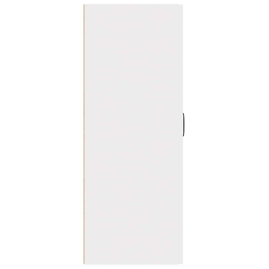 Hanging Cabinet White 69.5x34x90 cm Engineered Wood