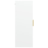 Hanging Wall Cabinet White 69.5x34x90 cm