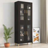 Hanging Wall Cabinet Black 69.5x34x90 cm - Extra Image