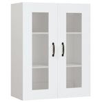 Hanging Wall Cabinet White 69.5x34x90 cm