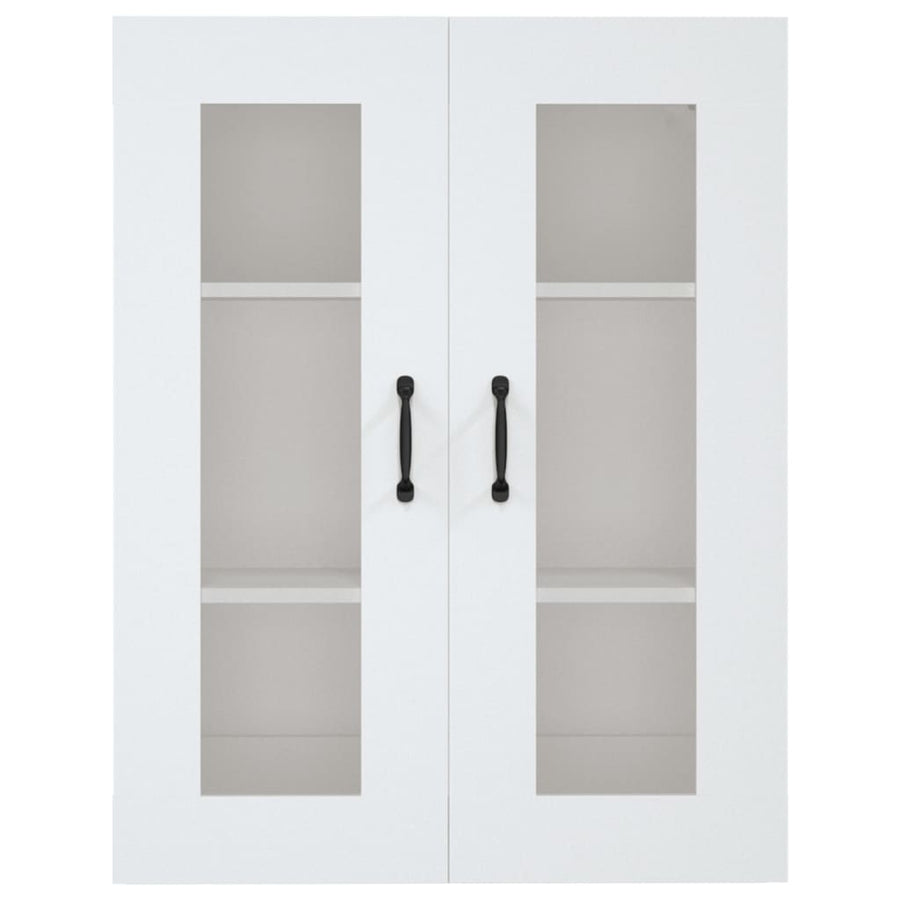 Hanging Wall Cabinet White 69.5x34x90 cm