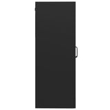 Hanging Wall Cabinet Black 69.5x34x90 cm