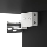 Hanging Wall Cabinet Black 69.5x34x90 cm