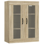 Hanging Wall Cabinet Sonoma Oak 69.5x34x90 cm
