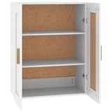 Wall Cabinet White 69.5x32.5x90 cm Engineered Wood - Rear View