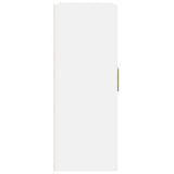 Wall Cabinet White 69.5x32.5x90 cm Engineered Wood - Close-Up Angle