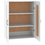 Hanging Wall Cabinet White 69.5x32.5x90 cm - Close-Up Angle