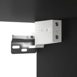 Hanging Wall Cabinet Black 69.5x32.5x90 cm - Low Angle