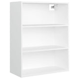 Hanging Wall Cabinet White 69.5x32.5x90 cm