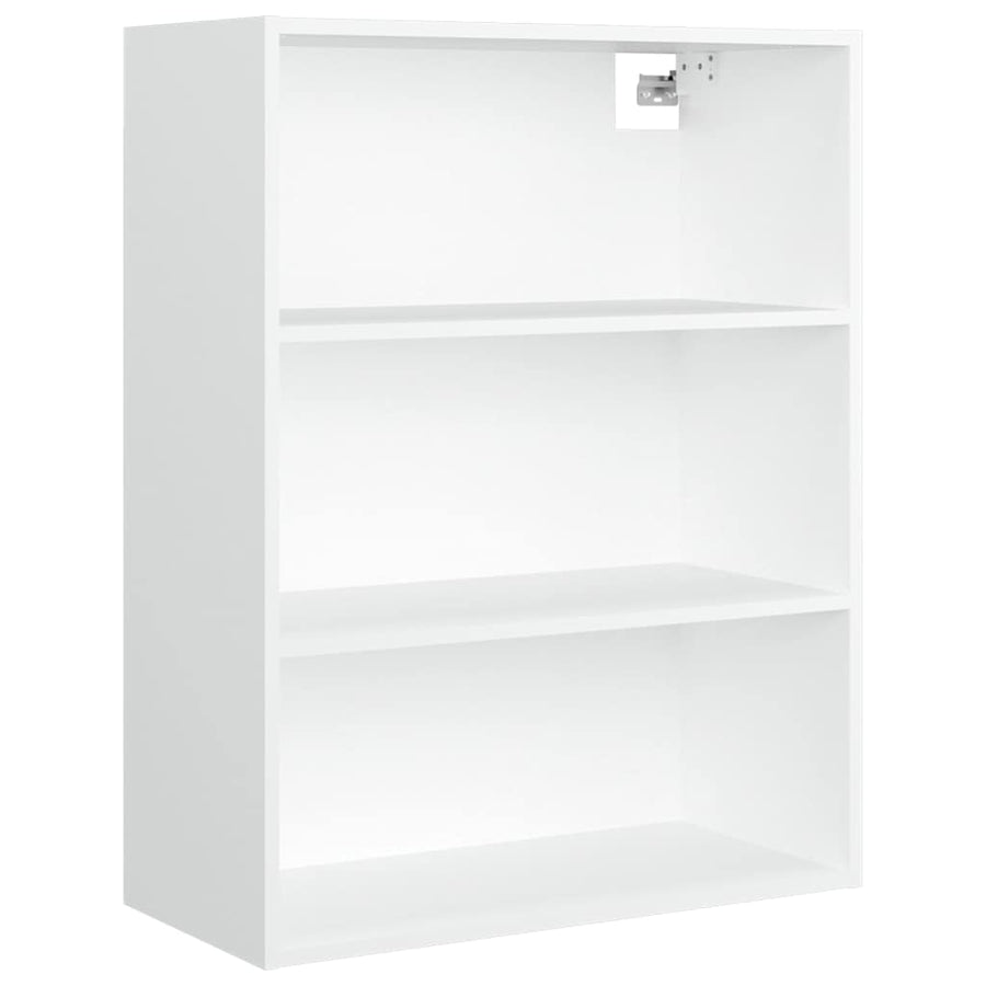 Hanging Wall Cabinet White 69.5x32.5x90 cm
