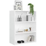 Hanging Wall Cabinet White 69.5x32.5x90 cm - Top-Down View