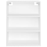 Hanging Wall Cabinet White 69.5x32.5x90 cm - 45-Degree Angle