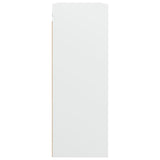Hanging Wall Cabinet White 69.5x32.5x90 cm