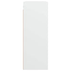 Hanging Wall Cabinet White 69.5x32.5x90 cm