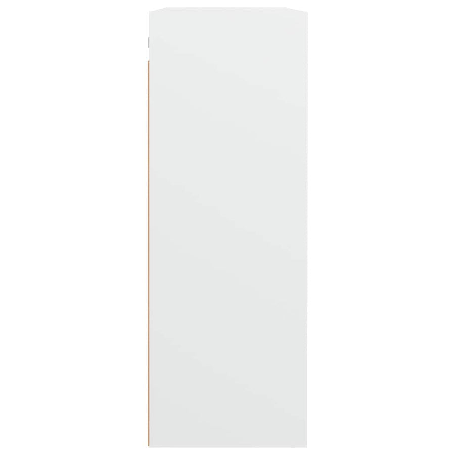 Hanging Wall Cabinet White 69.5x32.5x90 cm