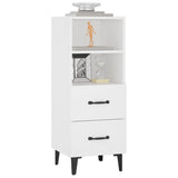 Sideboard White 34.5x34x90 cm Engineered Wood - Top-Down View