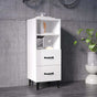 Sideboard High Gloss White 34.5x34x90 cm Engineered Wood