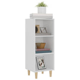 Sideboard White 34.5x32.5x90 cm Engineered Wood