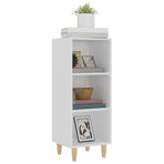 Sideboard White 34.5x32.5x90 cm Engineered Wood