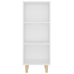 Sideboard White 34.5x32.5x90 cm Engineered Wood