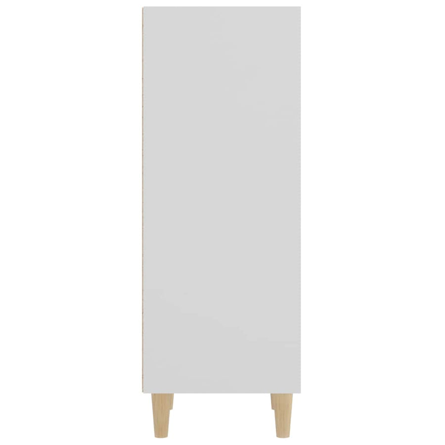 Sideboard White 34.5x32.5x90 cm Engineered Wood