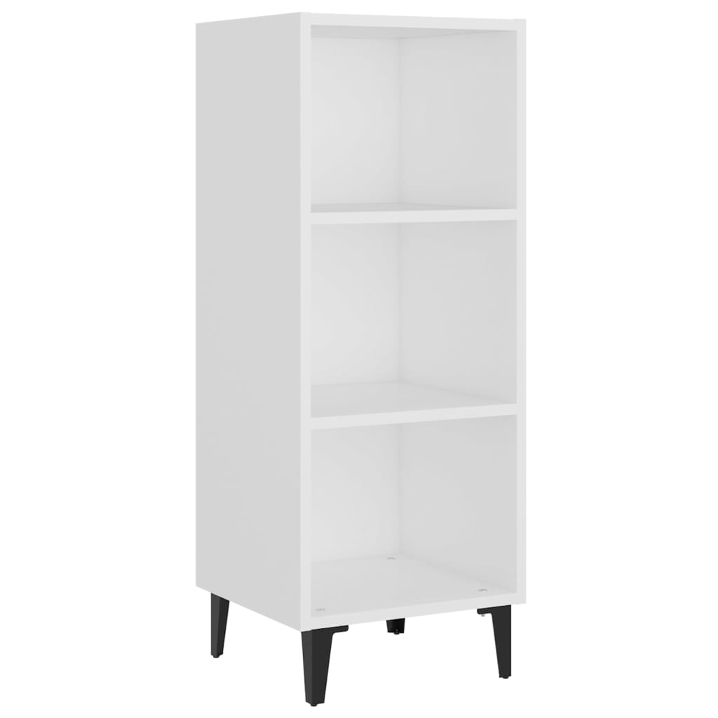 Sideboard White 34.5x32.5x90 cm Engineered Wood