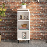 Sideboard White 34.5x32.5x90 cm Engineered Wood - Side View