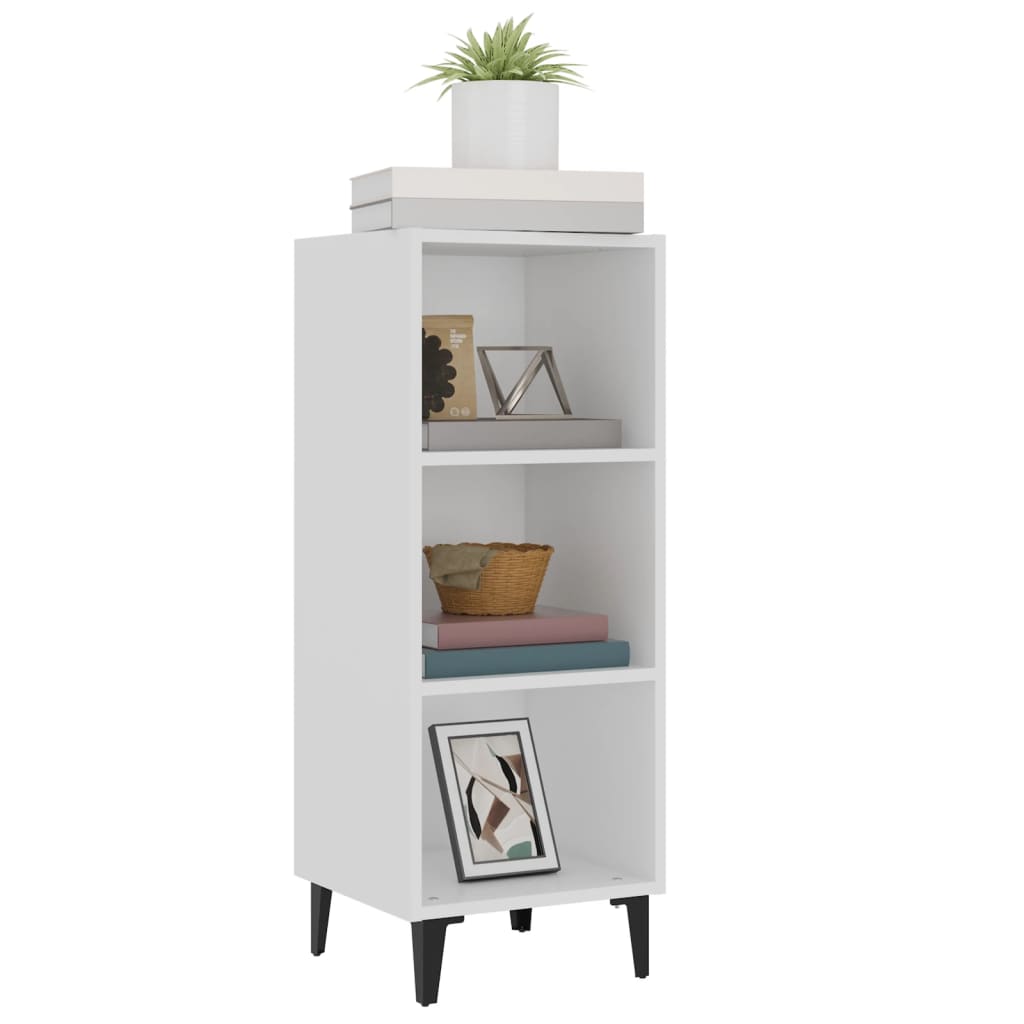 Sideboard White 34.5x32.5x90 cm Engineered Wood