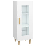 Sideboard White 34.5x34x90 cm Engineered Wood - Front View