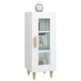 Sideboard White 34.5x34x90 cm Engineered Wood - Top-Down View