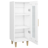 Sideboard White 34.5x34x90 cm Engineered Wood - Low Angle