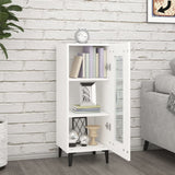 Sideboard White 34.5x34x90 cm Engineered Wood