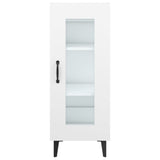 Sideboard White 34.5x34x90 cm Engineered Wood - Rear View