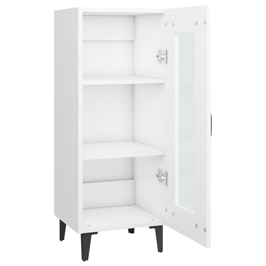 Sideboard White 34.5x34x90 cm Engineered Wood
