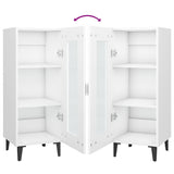 Sideboard White 34.5x34x90 cm Engineered Wood - Extra Image