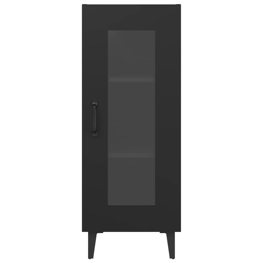 Sideboard Black 34.5x34x90 cm Engineered Wood