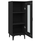 Sideboard Black 34.5x34x90 cm Engineered Wood